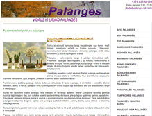 Tablet Screenshot of palanges24.lt